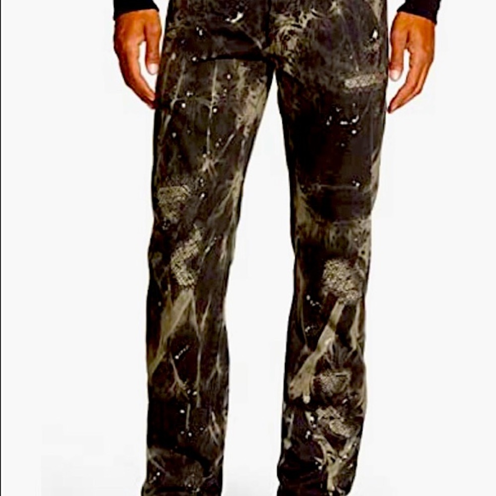 COPY - PRPS Barracuda Distressed Lupus Straight Leg Jeans Black Wash Sz38